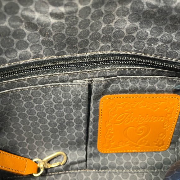 NEW Brighton Straw Stripe Medium Handbag w/o tags - Picture 6 of 10